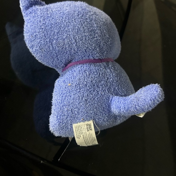 Two Ugly Doll- Moxie -blue and pink 9 Inch Plush- YoursTruly Weighted Beanbottom - Picture 6 of 6